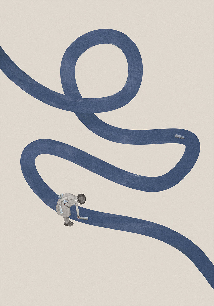Póster Limpieza del río