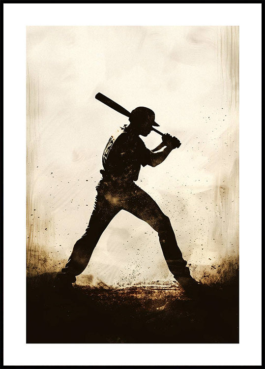 Baseball Player Plakat - Posterbox.dk