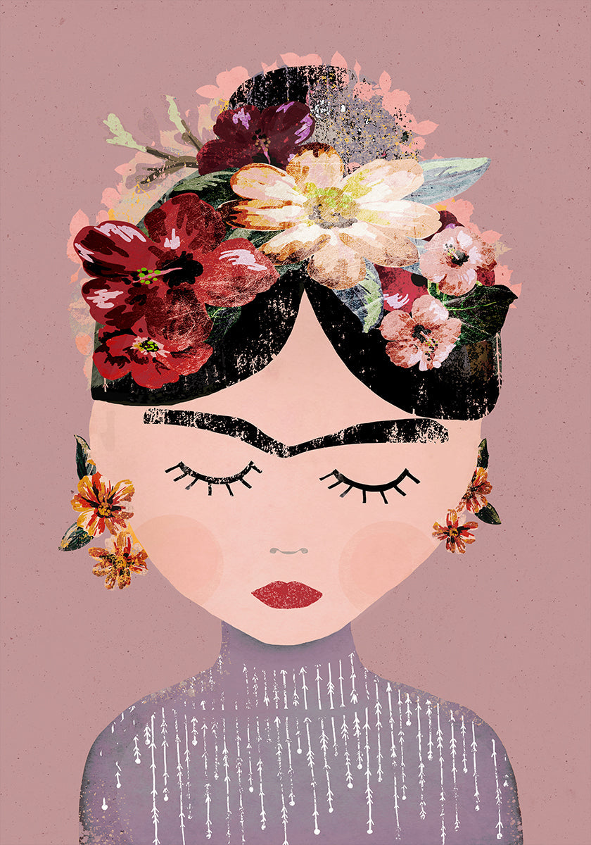 Serenidad floral Póster