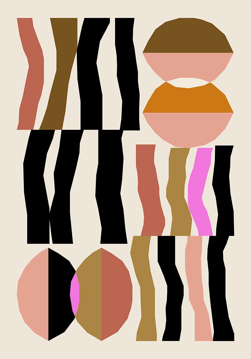 Composición abstracta 26 Póster