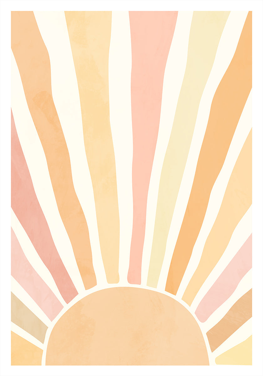 Amanecer boho Póster
