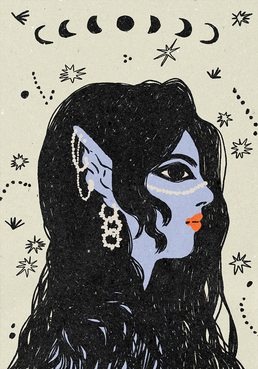 retrato de una sirena