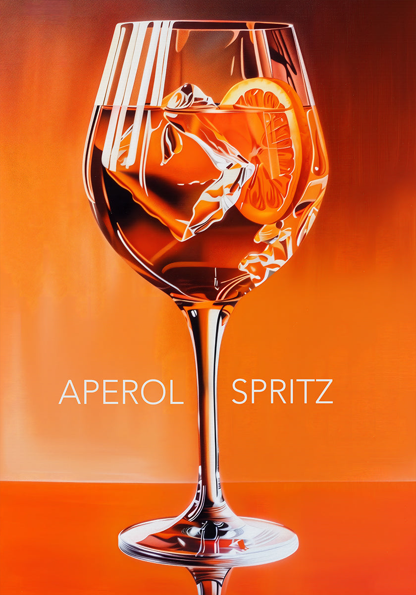 Aperol Spritz Naranja Póster