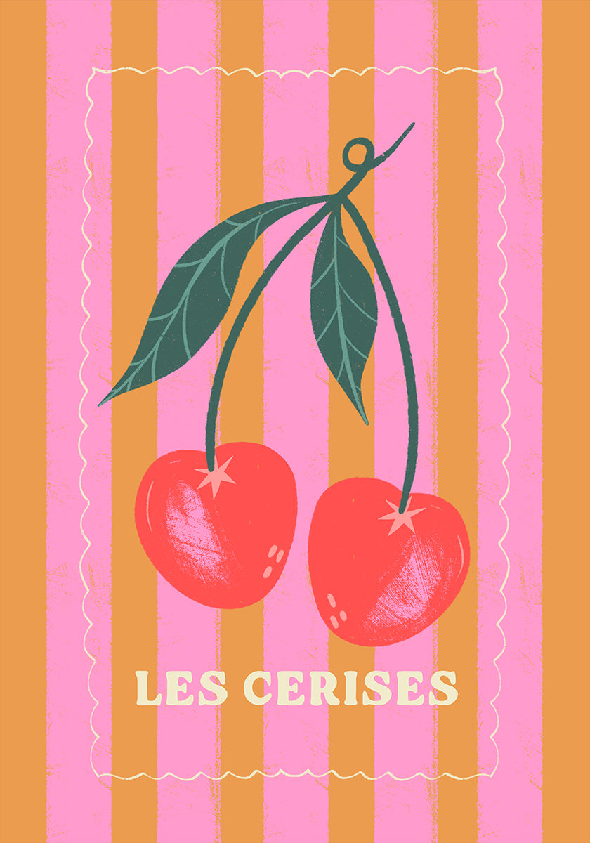 Las cerezas Póster