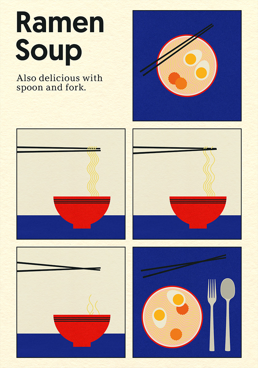 Póster Sopa De Ramen Póster