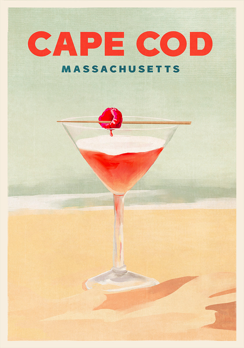 Cóctel de Cape Cod alto Póster