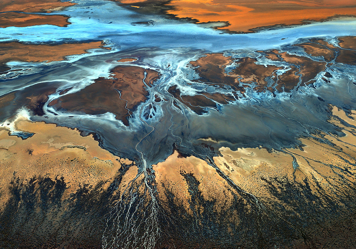 Aérea de California: el desierto desde arriba Póster