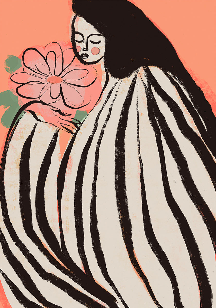 Un momento de silencio (melocotón) Póster