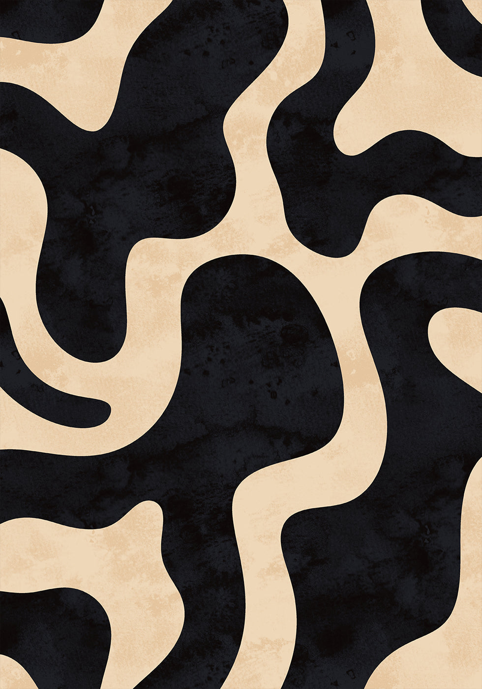 Formas abstractas orgánicas Póster