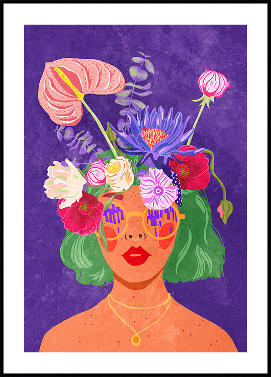 cabeza de flor