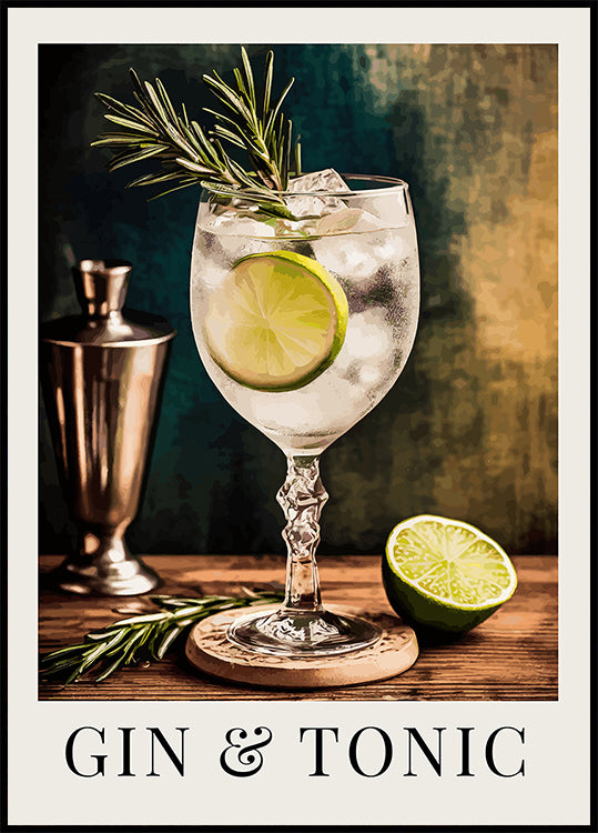 Gin y tónico Póster