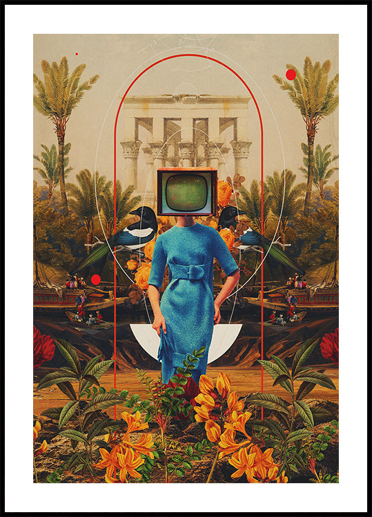 Aquí asimetrías Póster