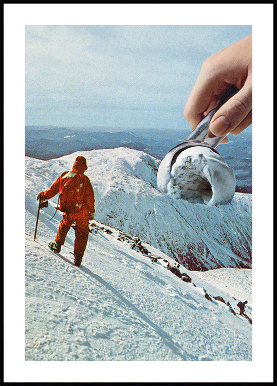 Ice Cream Mountain - Galletas y crema Póster