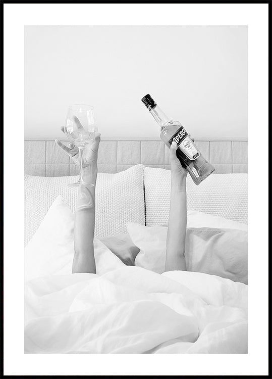 Aperol en la cama discreto Póster