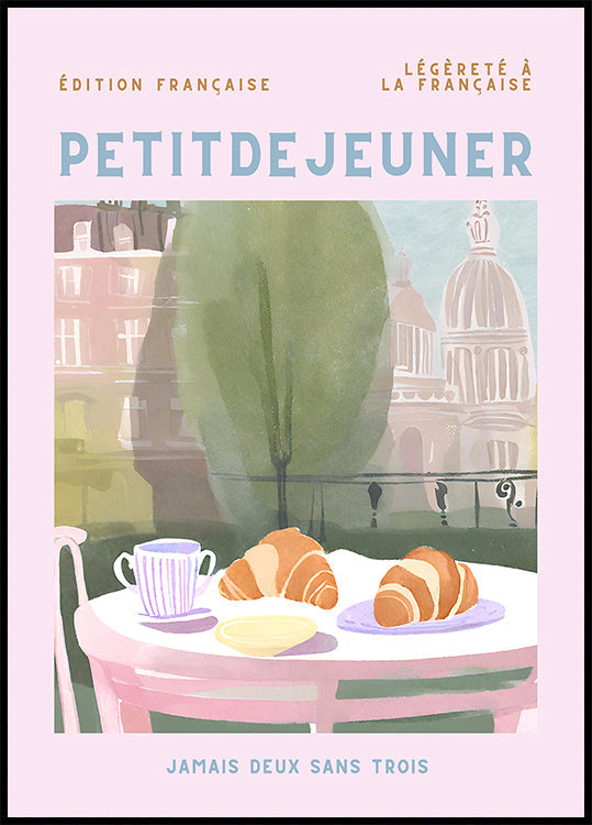 Petit Dejeuner, Croissants, París, Pastel