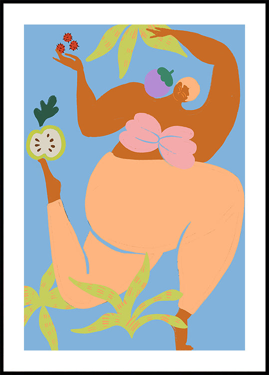 Carrera frutal Póster