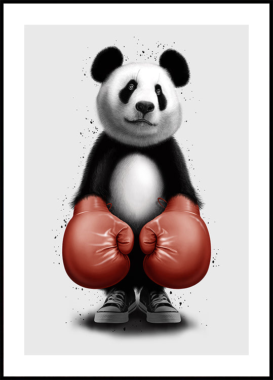 PANDA BOXEADOR Póster
