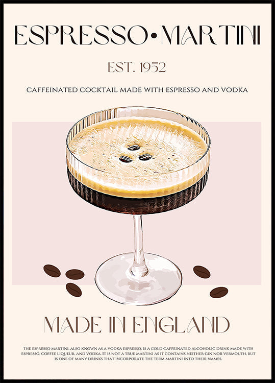 Póster "Delicia del café"