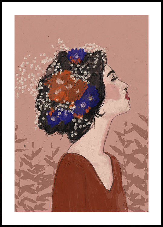 Flores de perfil