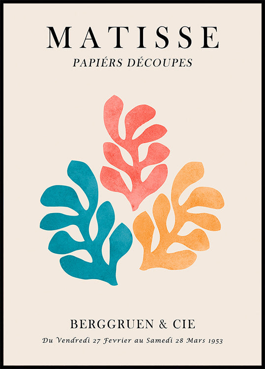 Póster Matisse floral 3