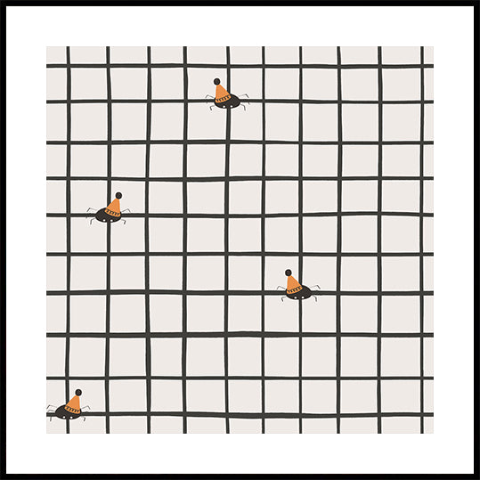 Arañas moteadas Póster