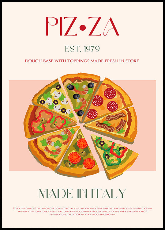 Rebanadas de Italia Póster