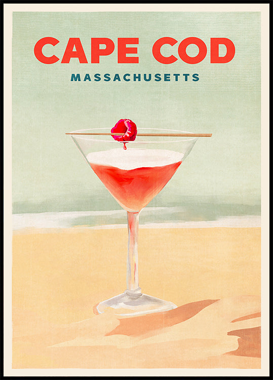 Cóctel de Cape Cod alto Póster