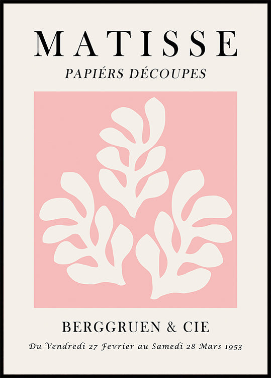 Cartel floral Matisse 10