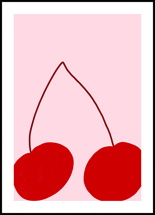 Delicia del dúo de cerezas Póster