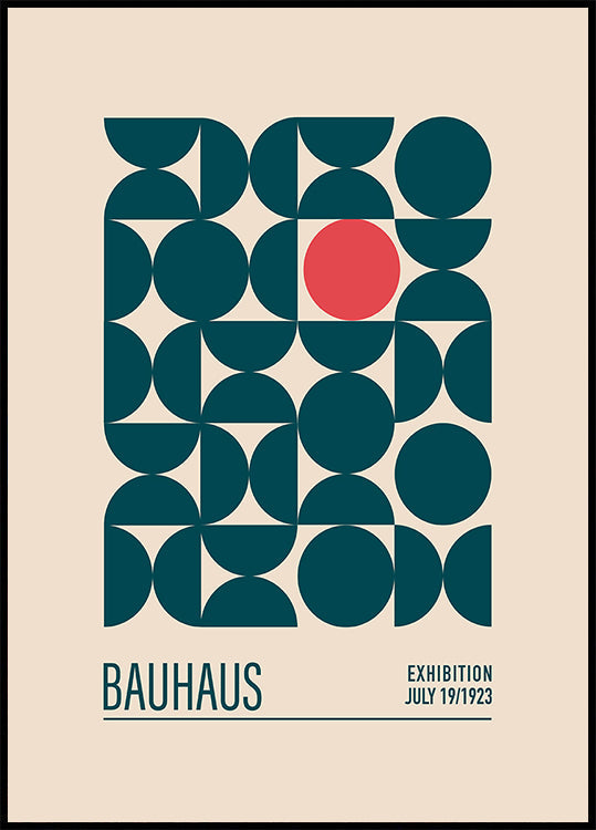 Armonía geométrica Póster