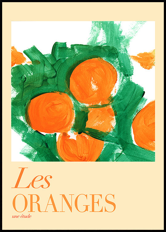 Les Oranges Une Étude 1 Póster
