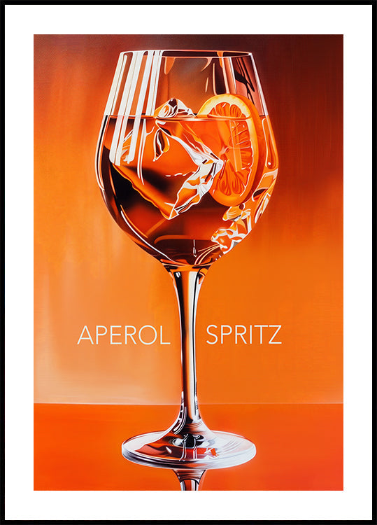 Aperol Spritz Naranja Póster