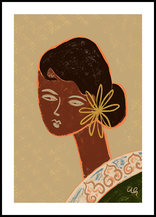 La dama verde Póster