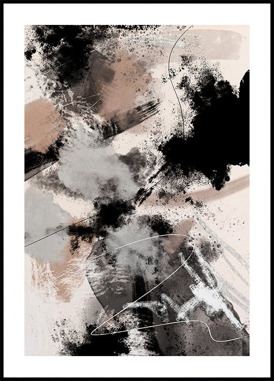 Tormenta de salpicaduras Póster