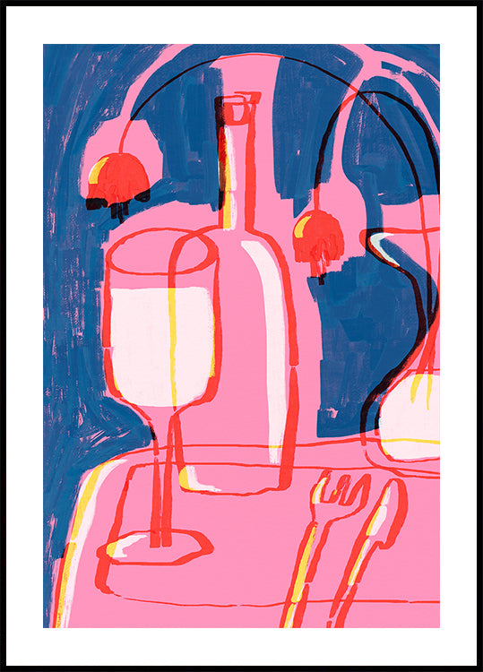 Naturaleza muerta vibrante