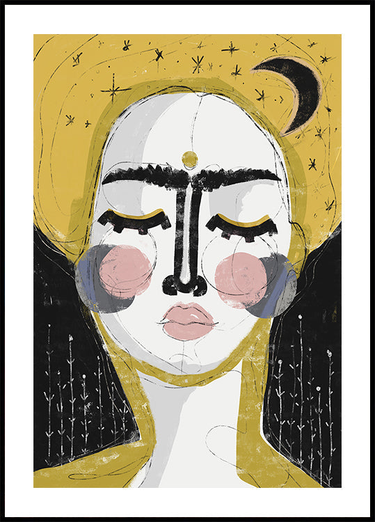 Serenidad iluminada por la luna