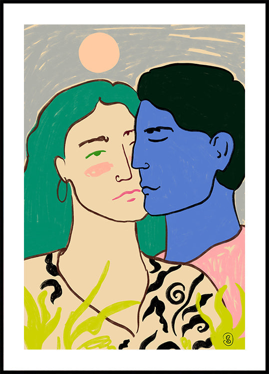 Amantes bajo la luna