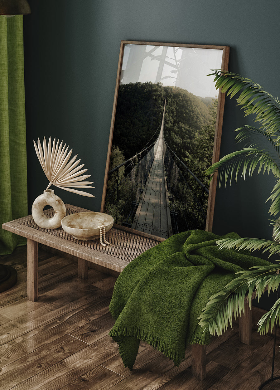 Hanging Bridge Plakat - Posterbox.dk