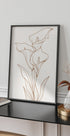 Line Art Flower No. 2 Plakat - Posterbox.dk