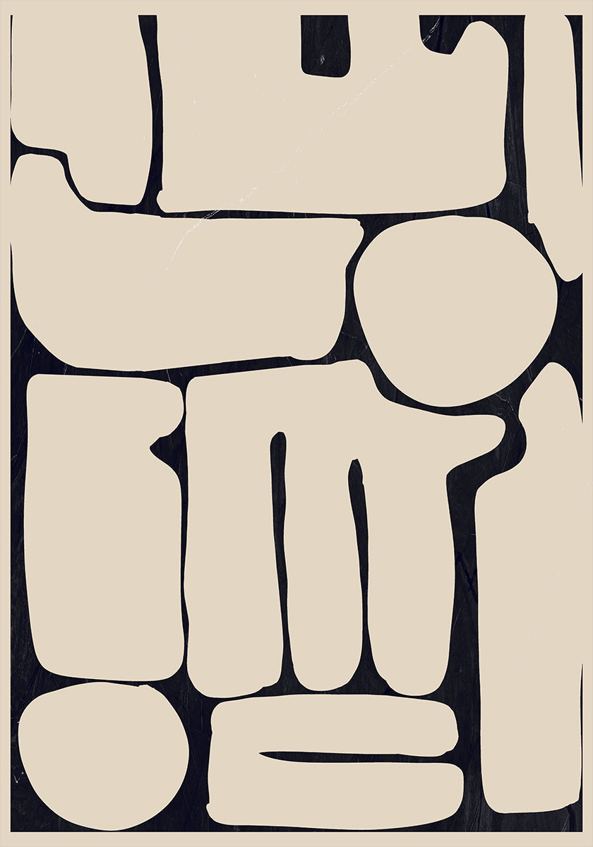 Formas mínimas abstractas modernas 161 Póster