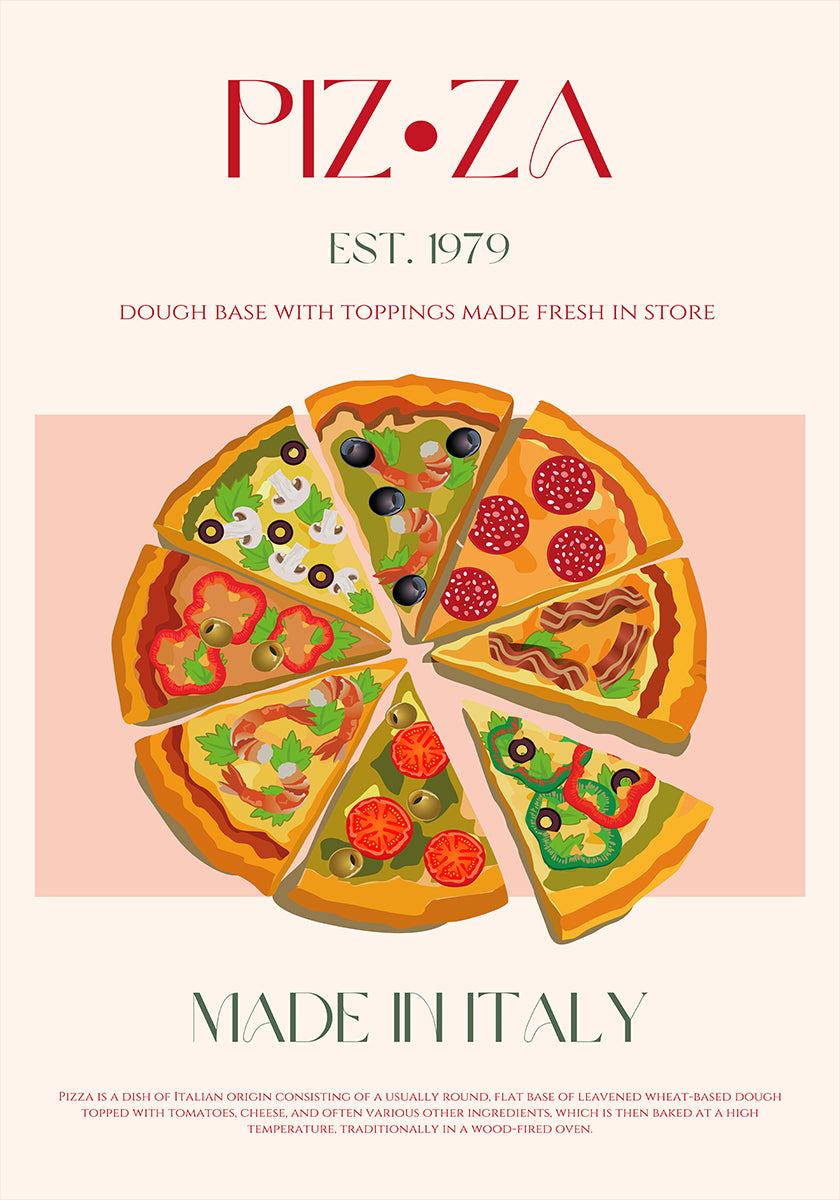 Rebanadas de Italia Póster