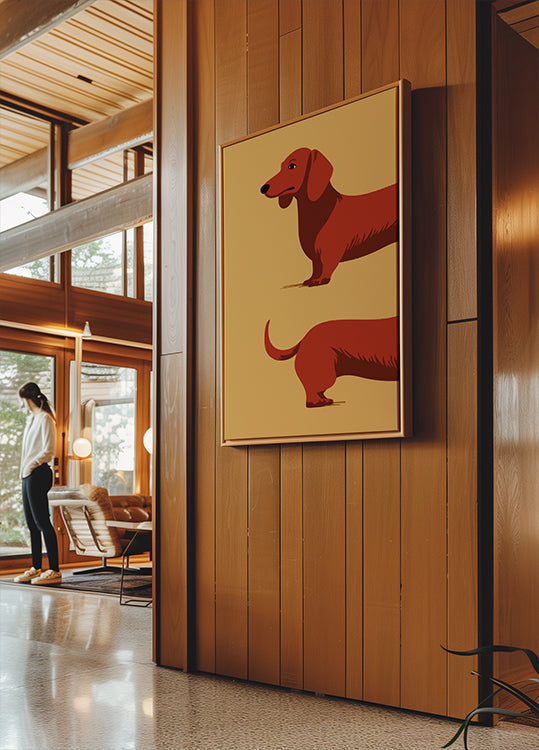 Perro salchicha Póster