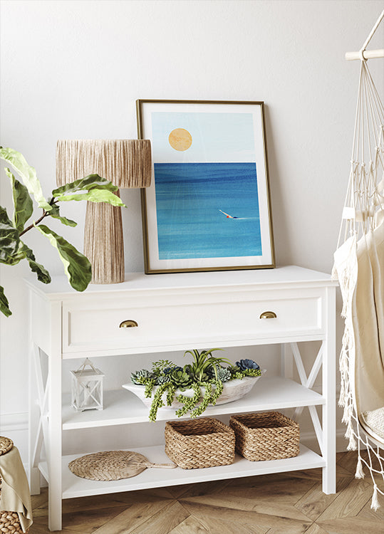 Nadar en el mar Póster