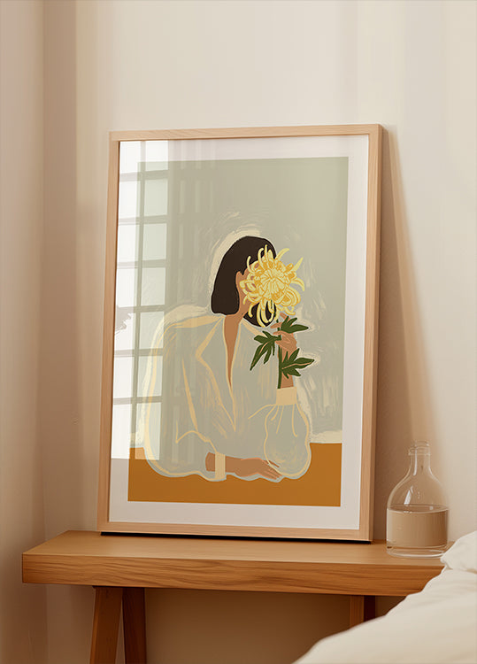 El crisantemo Póster