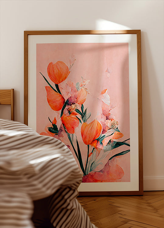 Pétalos y elegancia Póster