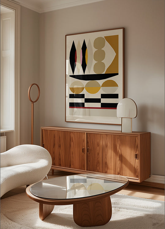 Composición abstracta 25 Póster