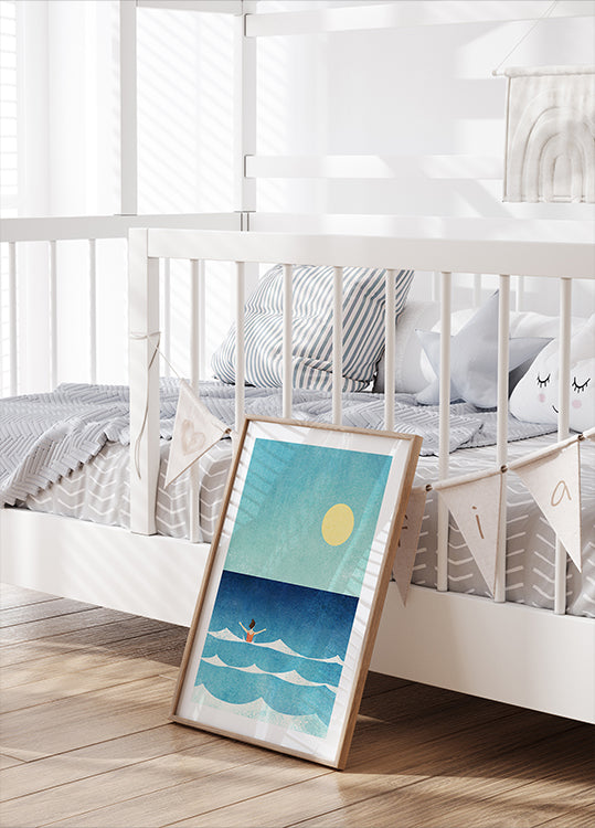 Nadar en el mar ii Póster