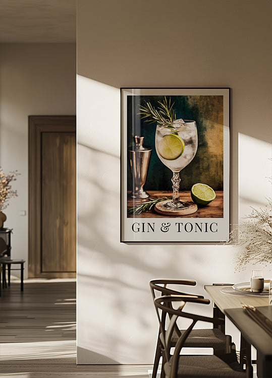 Gin y tónico Póster