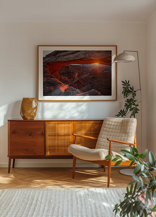 Amanecer del arco de Mesa