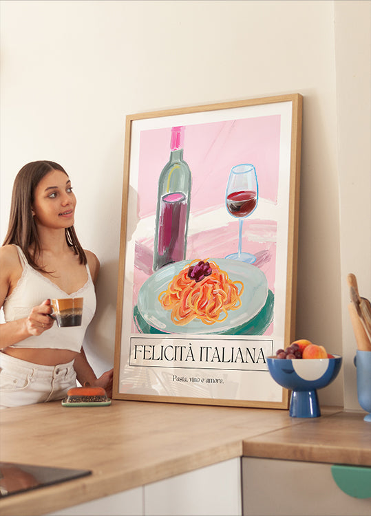 Felicita Italiana Póster